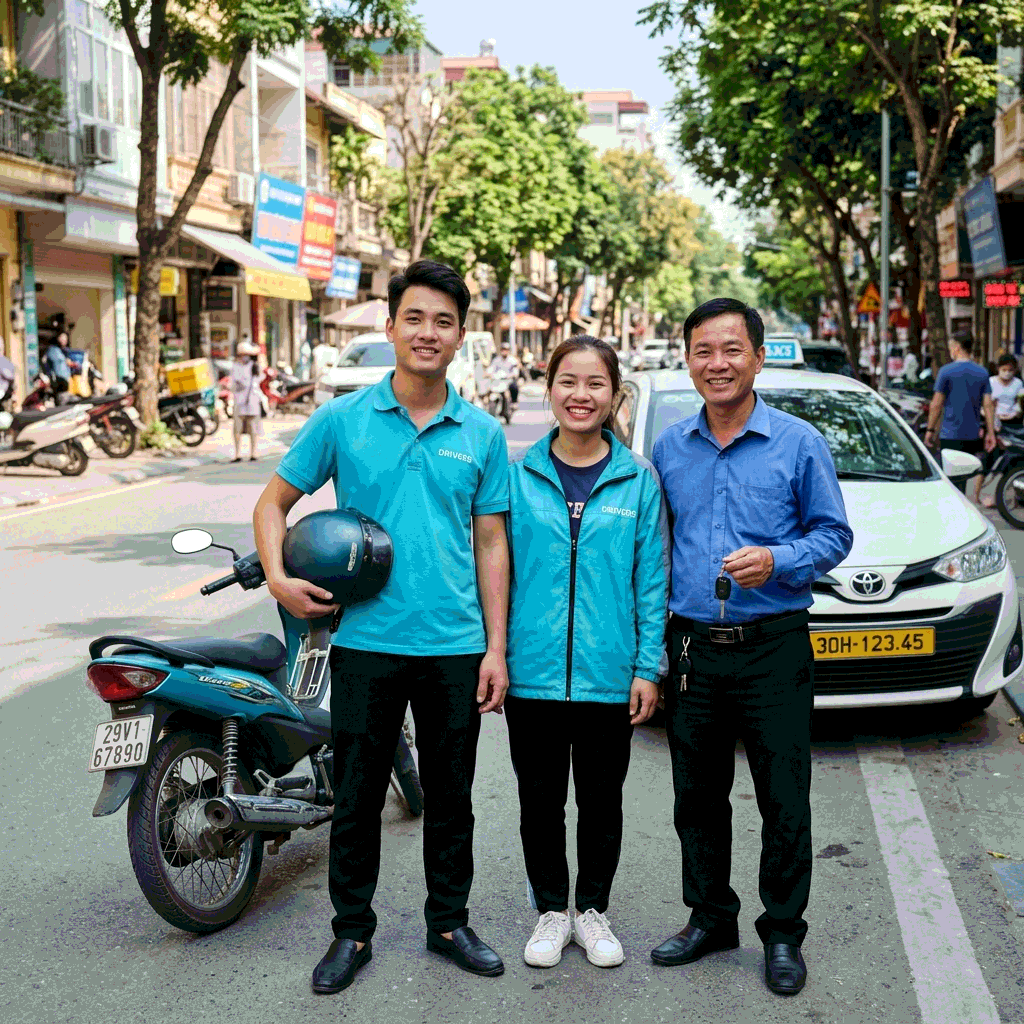 Đội ngũ tài xế 5 sao - Thần Đèn