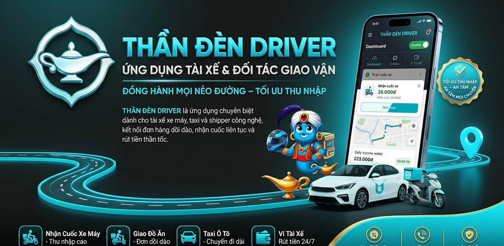 Thần Đèn Driver - Thu Nhập Đột Phá